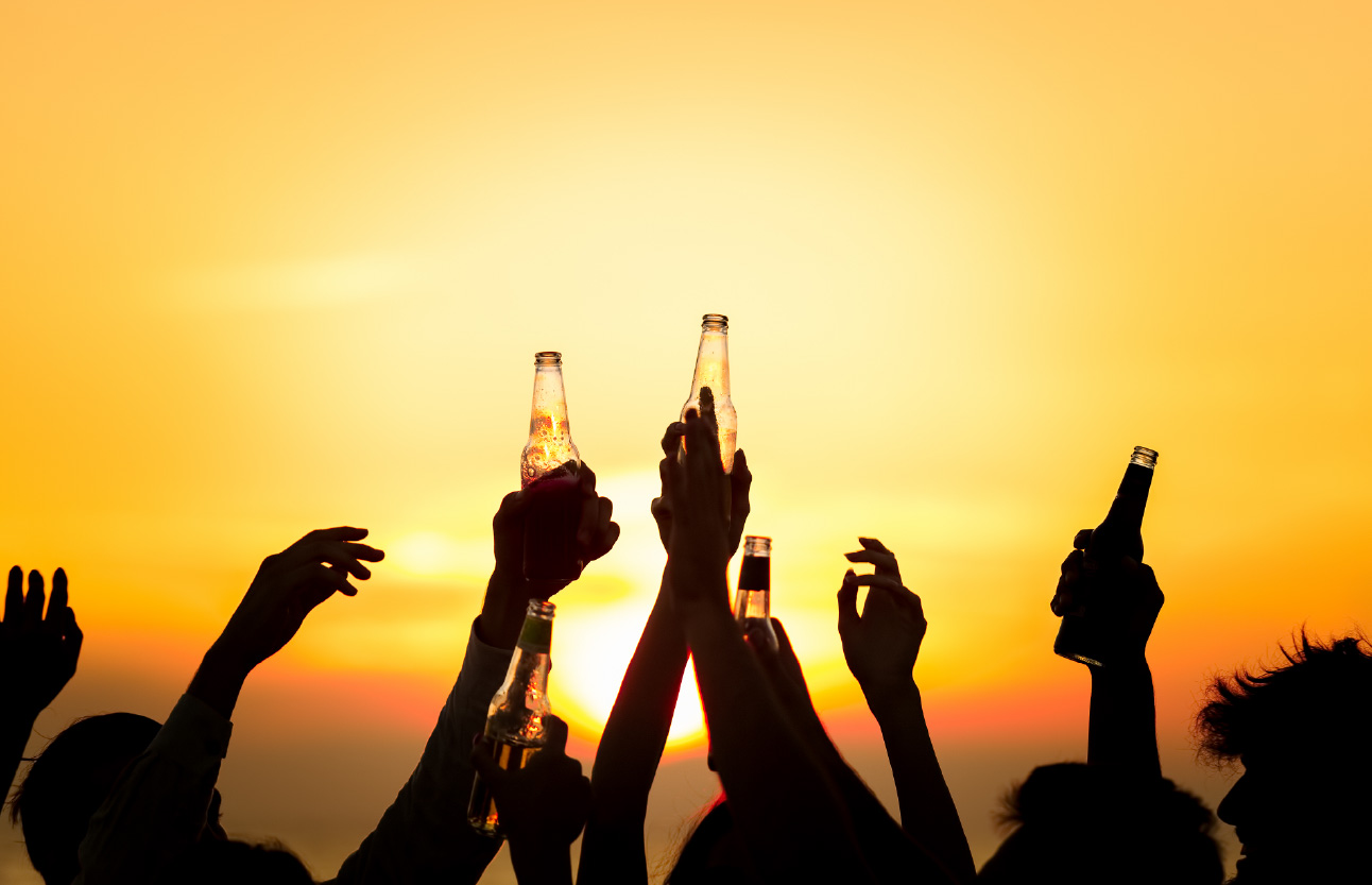 M & M Card Index Box Sunset Sunset-red